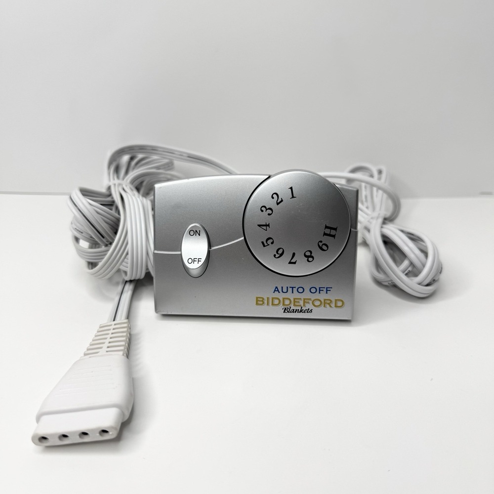 Biddeford Auto Off Electric Blanket Replacement Controller TC11BA 4-Pong Silver